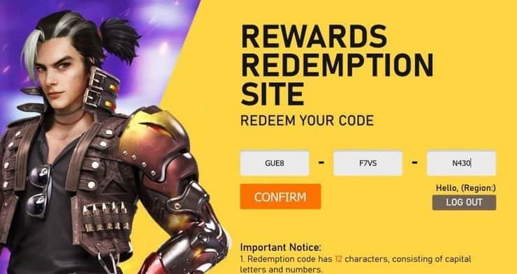 Free Fire Reward 