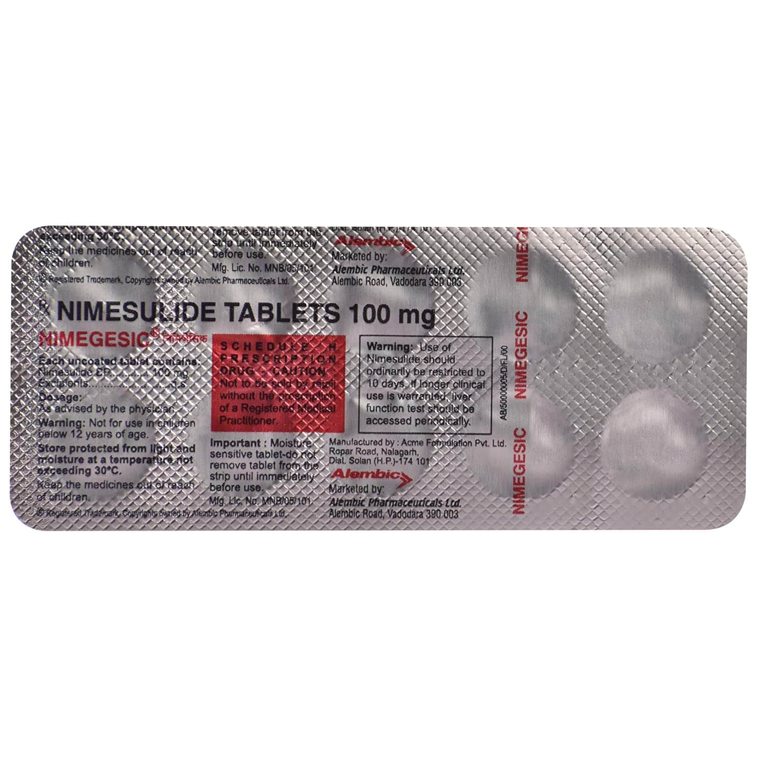 Nimesulide Tablet Uses In Hindi