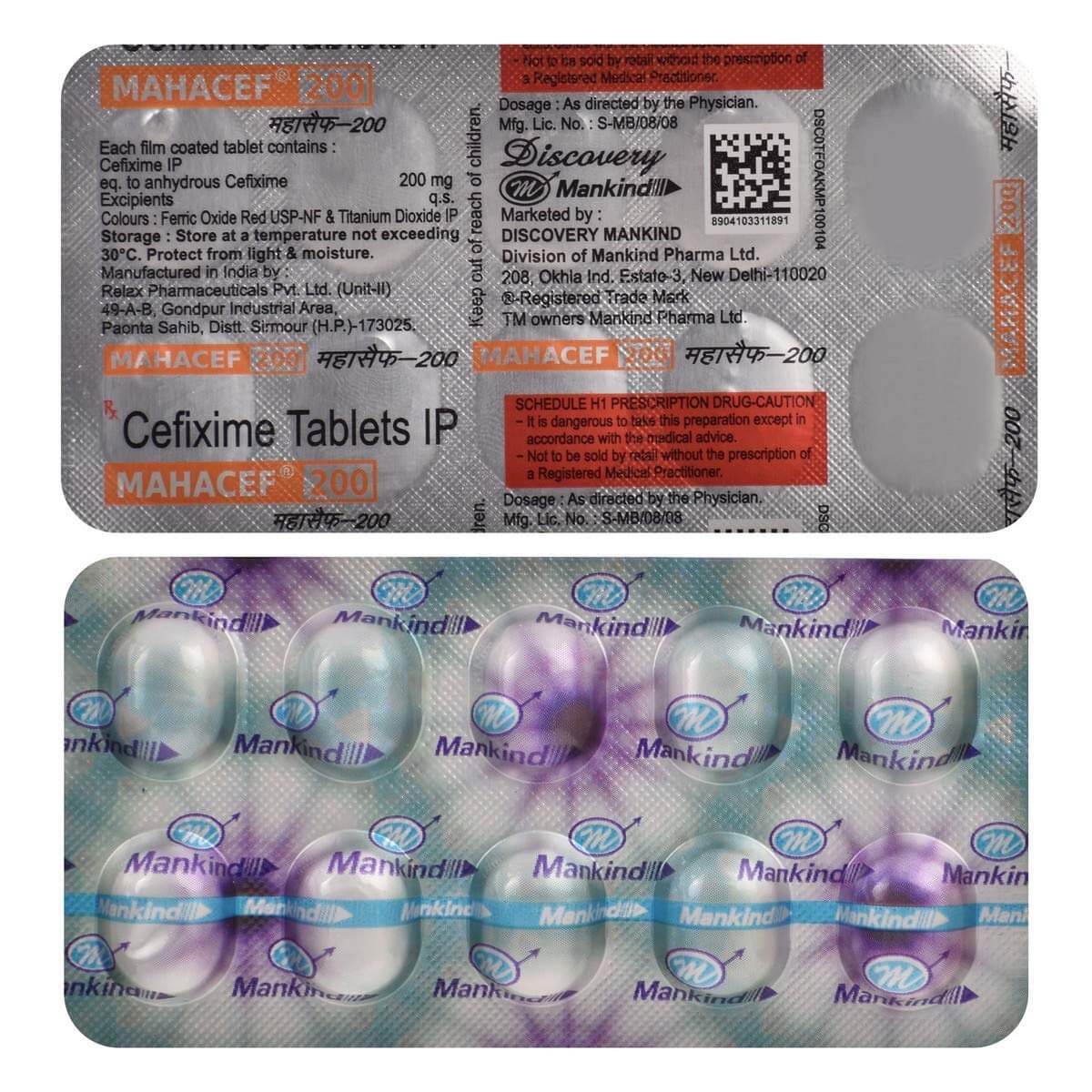 Mahacef 200 Tablet Uses In Hindi